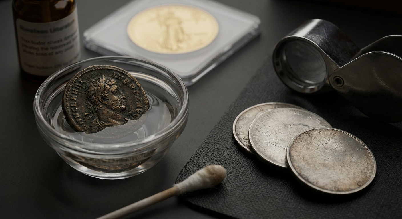 Should You Clean Coins? Facts, Myths and Risks